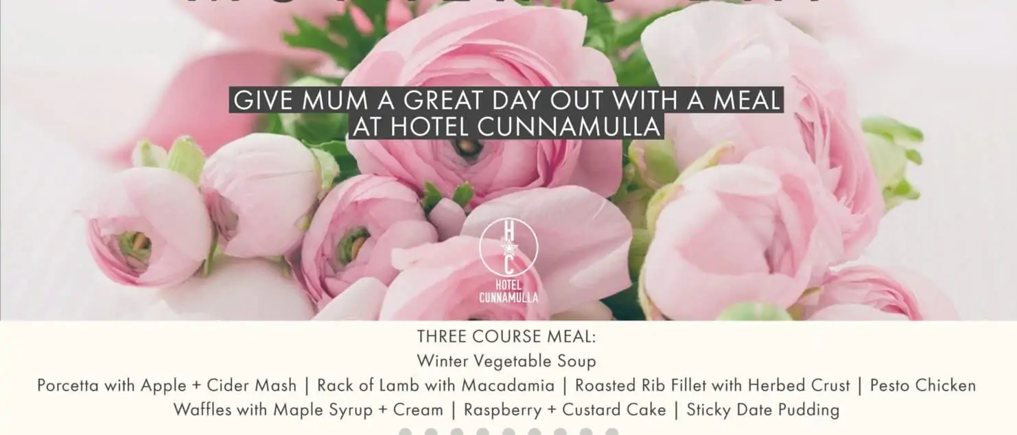 Mothers Day Cunnamulla Restaurant